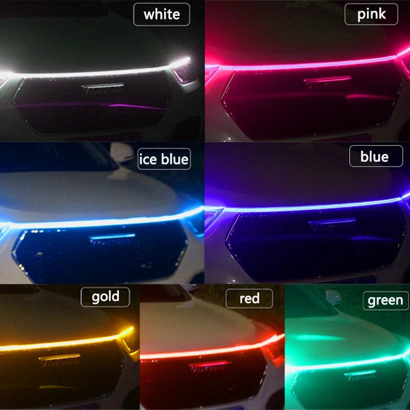 Car Led Light Strip Scan Starting for Hood