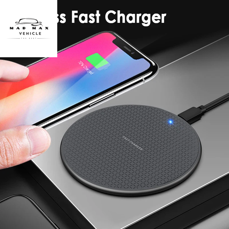 Universal Qi Wireless Charger 5W/10W Phone Charger Wireless Fast Charging Car Phone Charging Pad for Huawe