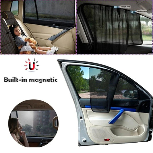 Car Sun Shield Sun Shield Heat Insulation Sun Shield Side Sun Shield Magnetic Retractable Car Curtain Car Accessories Accessori