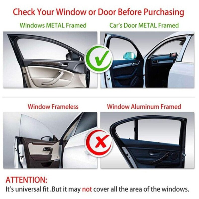 Car Sun Shield Sun Shield Heat Insulation Sun Shield Side Sun Shield Magnetic Retractable Car Curtain Car Accessories Accessori