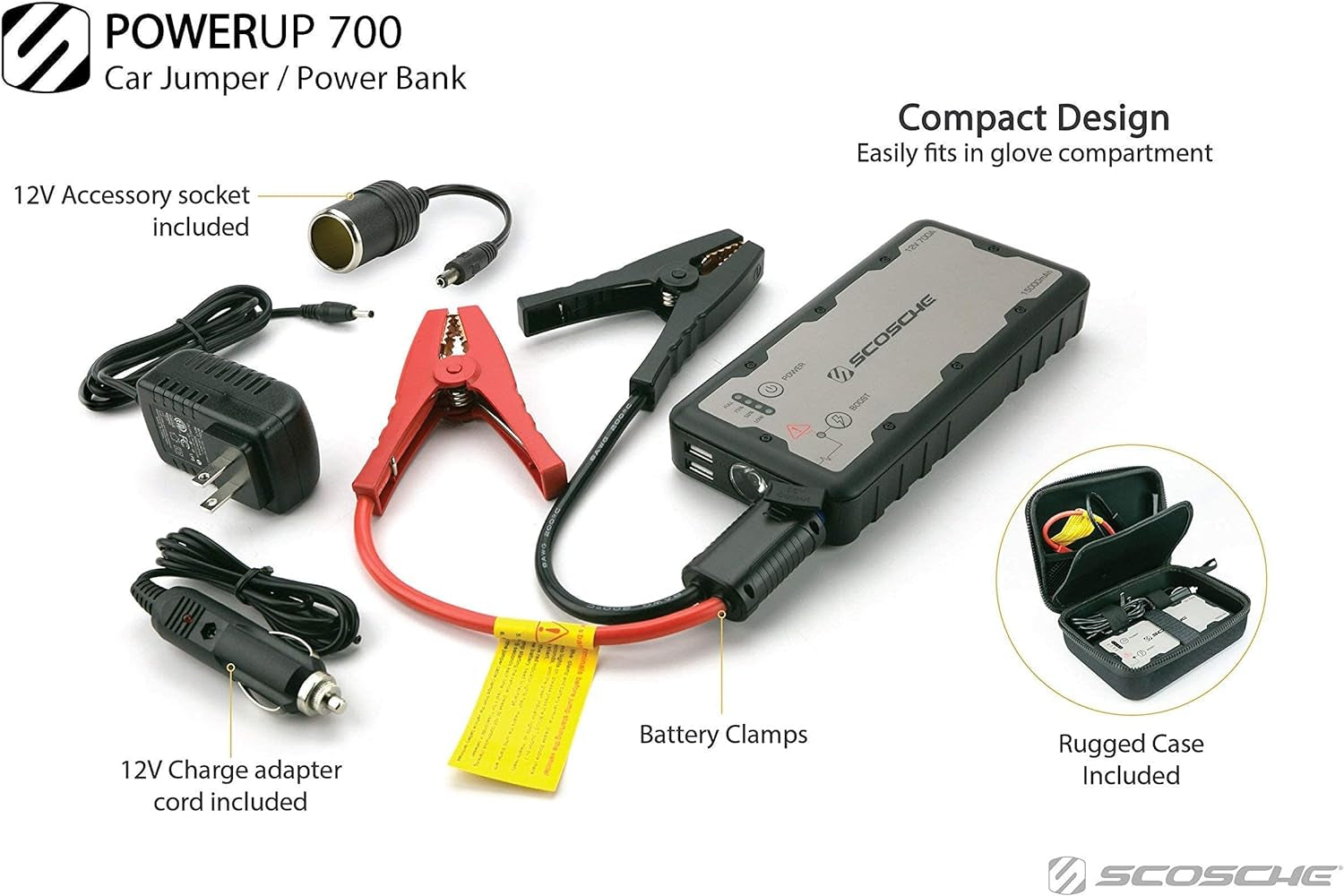 "Powerup 700: The Ultimate Portable Car Jump Starter and Battery Booster for Automobiles"